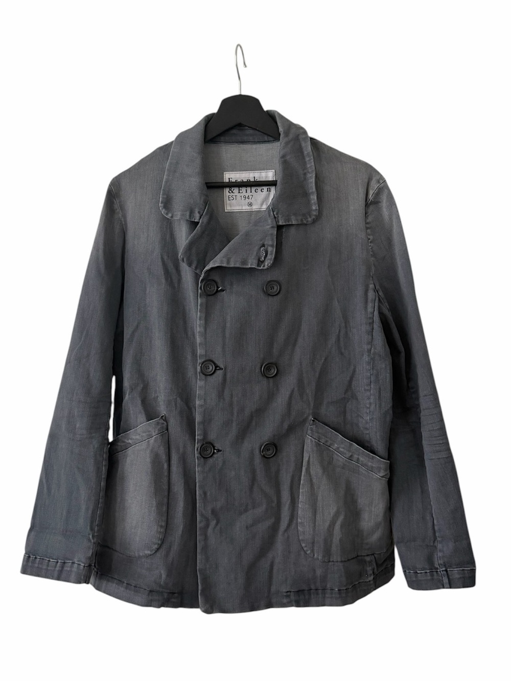 Frank & Eileen Belfast Denim Jacket Peacoat Size Medium